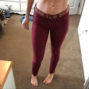 Guess red jeans